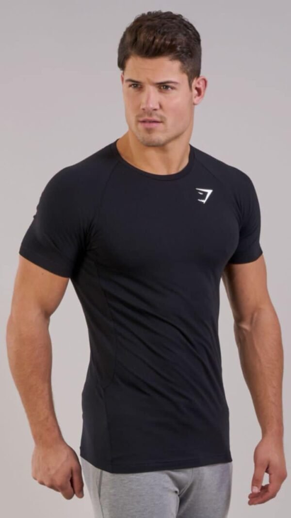 Compression shirt gym shark