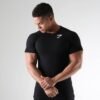 Compression shirt gym shark