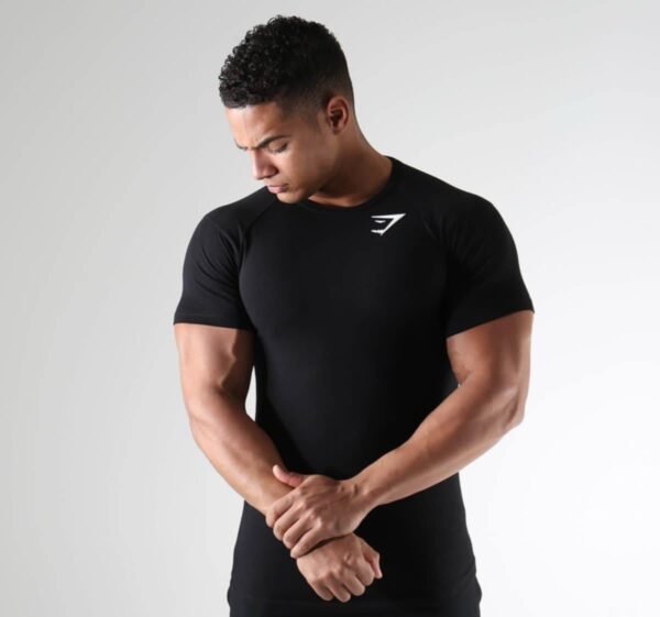 Compression shirt gym shark